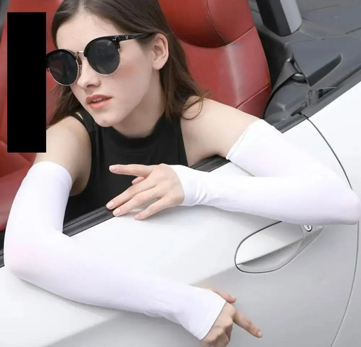 1 pair arm sleeves for women men summer ice silk sun protection arm sleeves for outdoor