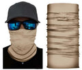 Cream sand bandana neck gaiter