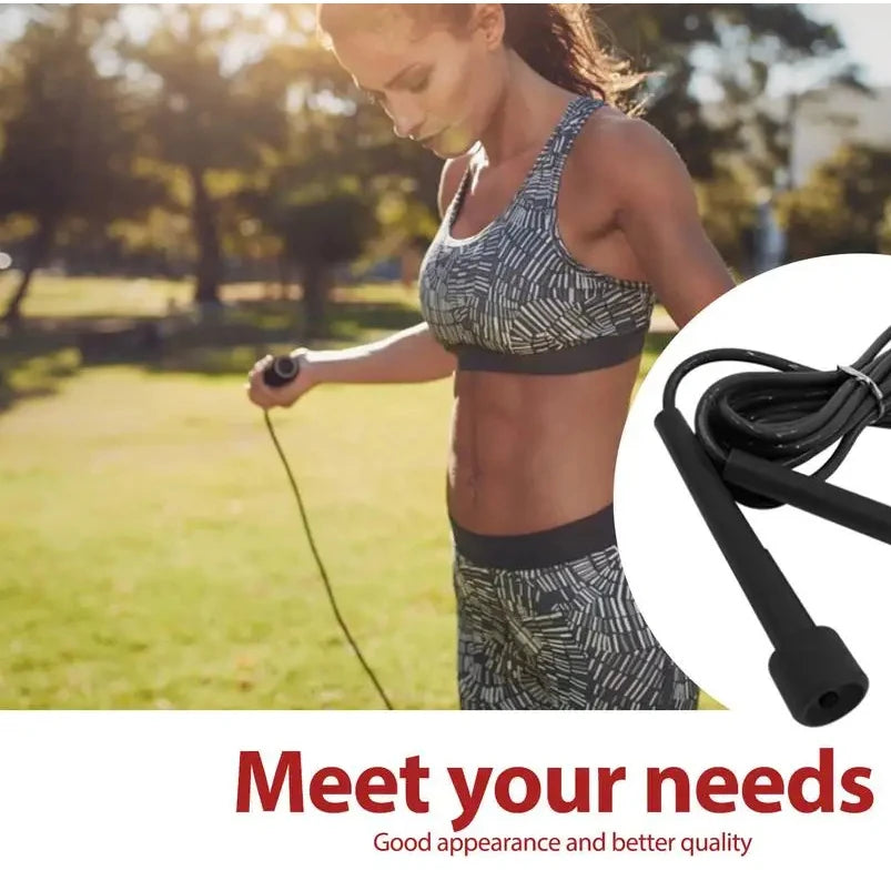 Adjustable Speed Jump Rope for Fitness, Boxing & Cardio Training