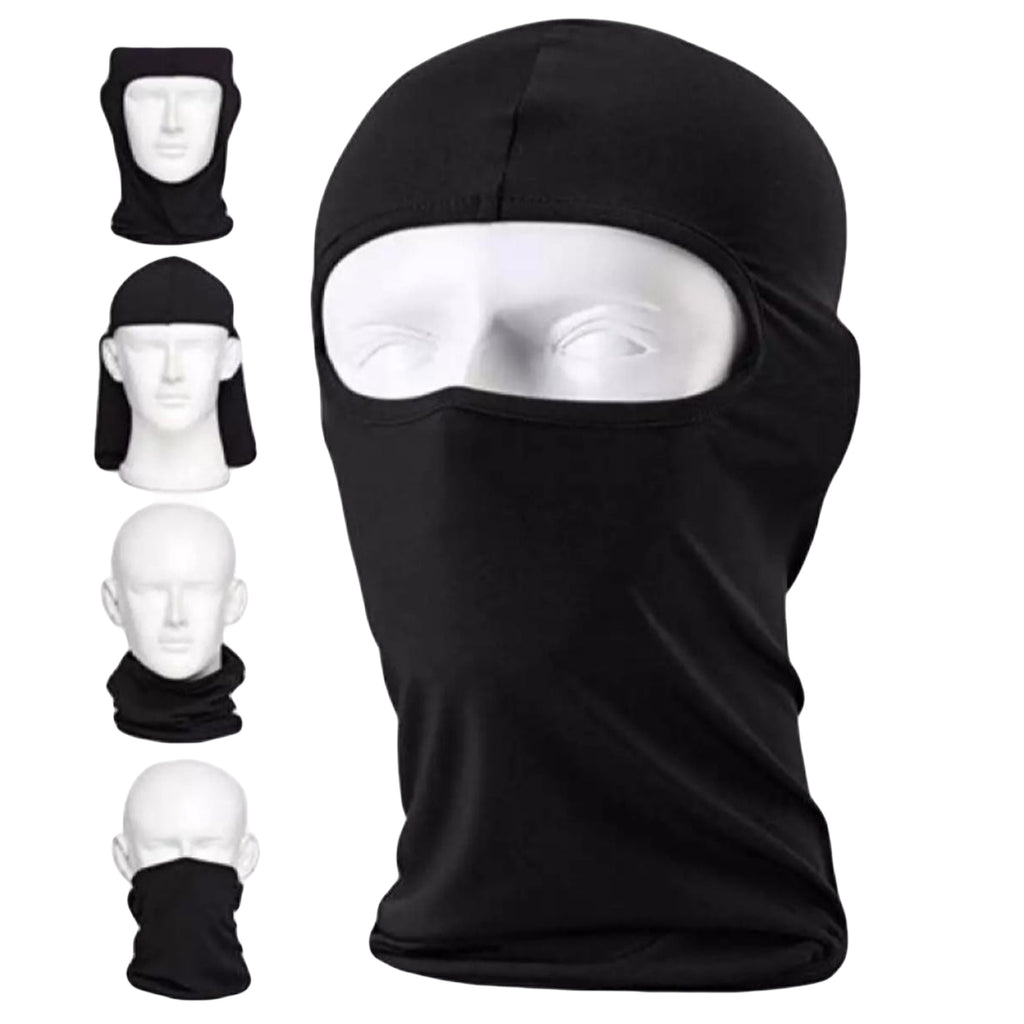 Premium 1 Pcs WINTER Full Face Ninja Ski Mask Breathable Motorcycle Winter Balaclava FACE MASK FOR MOTORCYCLE, BIKE & SKI Stylish and Functional Protective Gear for Optimal Comfort and Safety During Your Ride